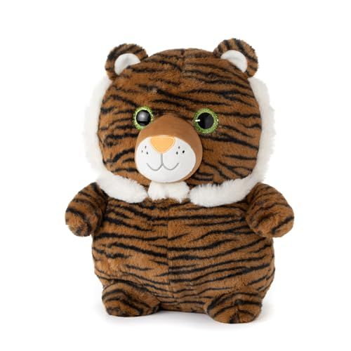 Tiger Stuffed Animal Plushie, Puffimalz by Zoologee