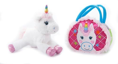 Unicorn Purse Plush Set Stuffed Animal by Zoologee