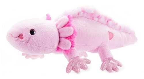 Valentine Axolotl Stuffed Animal Plushie by Zoologee