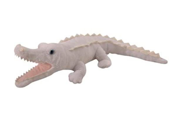 White Alligator Stuffed Animal Plushie, Wild Onez by Zoologee