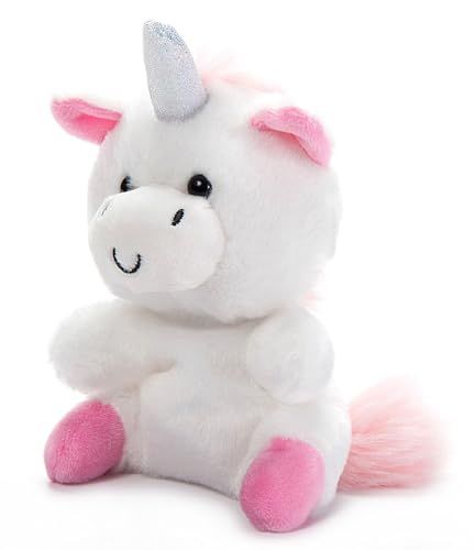 White Unicorn Stuffed Animal, Nuggetz by Zoologee