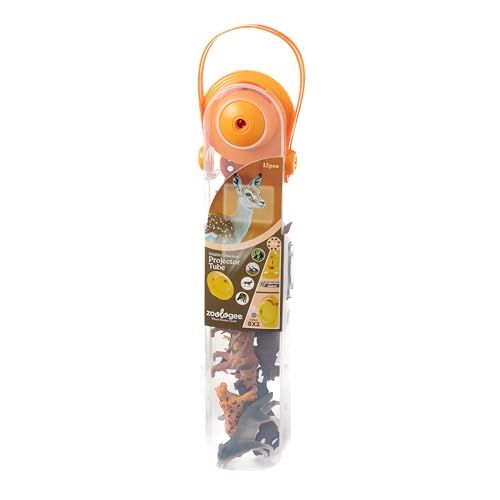 Wildlife Animal Projector Tube Figurines by Zoologee